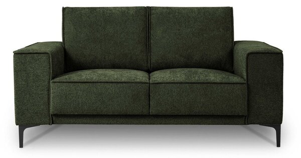 Zelena sedežna garnitura iz šenilje 164 cm Copenhagen – Scandic