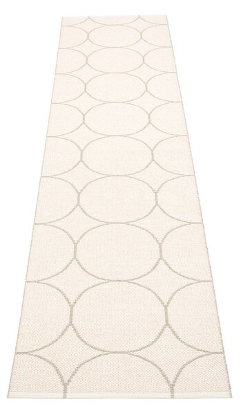 Kremno bel zunanji in notranji tekač 70x300 cm Boo Linen – Pappelina
