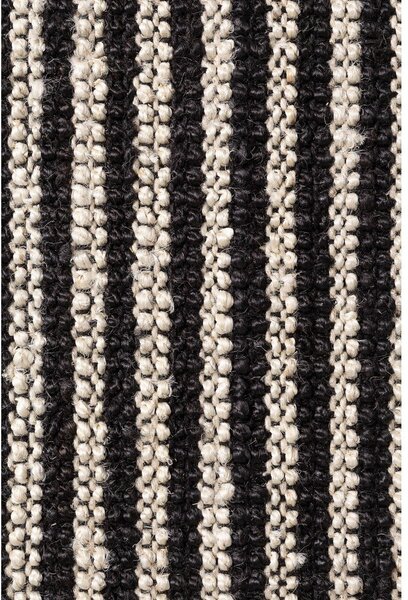 Črna ročno tkana preproga iz jute 160x230 cm Harvest Ebony – Elle Decoration