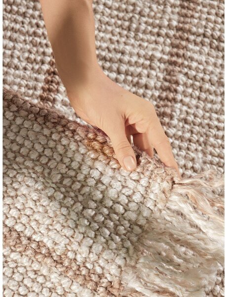 Kremno bela ročno tkana preproga iz jute 160x230 cm Harvest Sierra – Elle Decoration