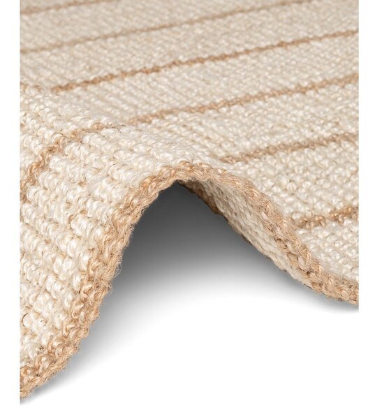 Kremno bela ročno tkana preproga iz jute 160x230 cm Harvest Sierra – Elle Decoration