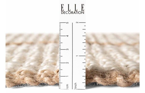Kremno bela ročno tkana preproga iz jute 160x230 cm Harvest Sierra – Elle Decoration