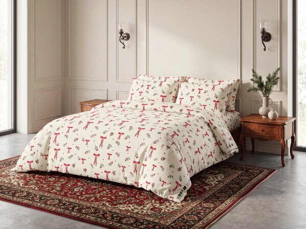 Polibombažna posteljnina HOLLY BOWS POLY barvna Dimenzije posteljnine: 70 x 90 cm | 140 x 200 cm