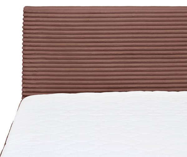 POSTELJA Z VZMETNICO 100 cm x 200 cm , les, tekstil starinsko roza
