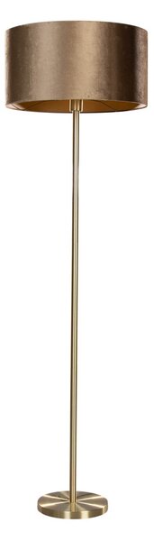 Stoječa svetilka medenina z žametnim odtenkom bron 50 cm - Simplo