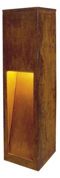 SLV Rusty Slot 50 rjavo-rjava stenska svetilka, Rjava / rjasta, Kovina, Podeželska hiša / Rustikalna