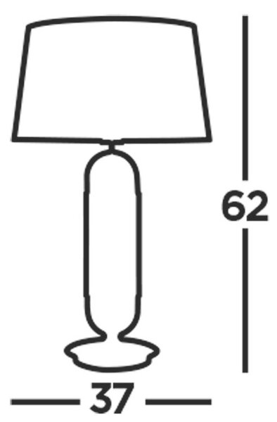 NAMIZNA SVETILKA Jazz 37/37/63 cm