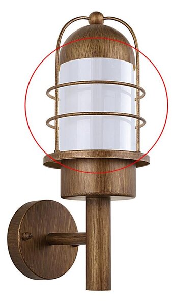 Eglo - Nadomestno steklo za stensko svetilko MINORCA pr. 10 cm