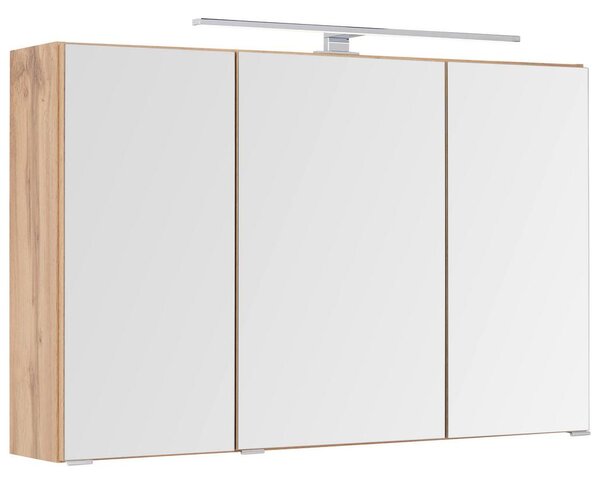 Premium Living Omara Z Ogledalom Florida, Barva Hrasta, Led