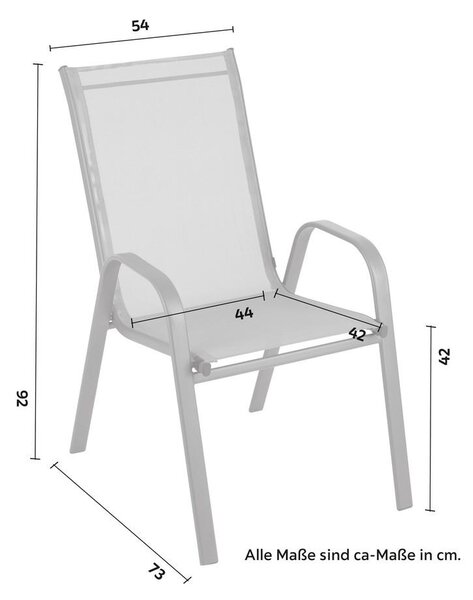 Mömax Vrtni Stol Stitch, Siva