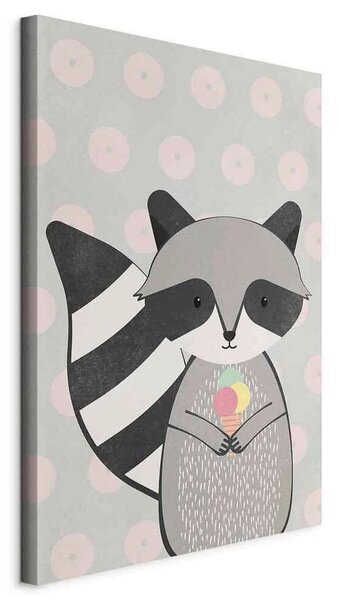 Artgeist Slika Na Platnu Glutton Raccoon