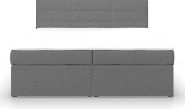 Bessagi Home Postelja Z Vzmetnico Lisa, Temno Siva, 180x200