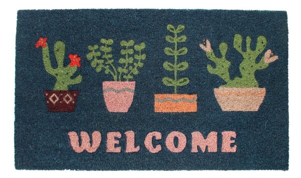 Predpražnik iz kokosovih vlaken 73x43 cm Welcome Plants – Rex London