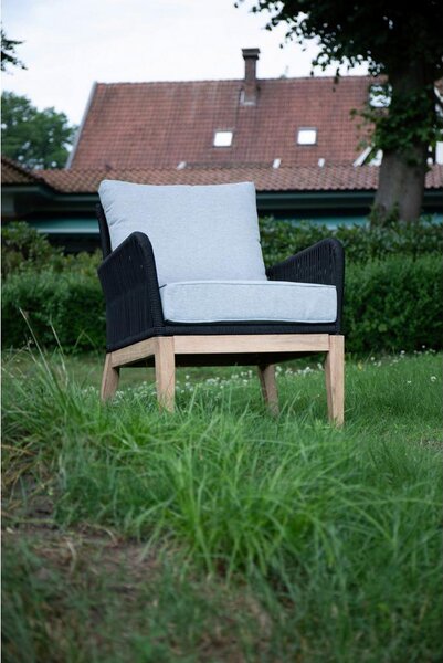 Acamp Lounge Garnitura Acamp, 4-Delni Set, Siva