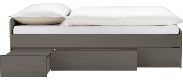 Based Postelja Dirk Ii -based-, Antracit, 90x200