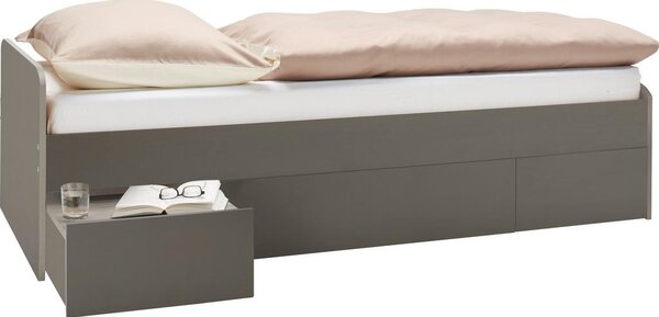Based Postelja Dirk Ii -based-, Antracit, 90x200