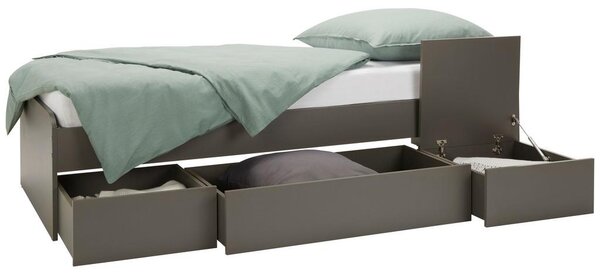 Based Postelja Dirk Ii -based-, Antracit, 90x200
