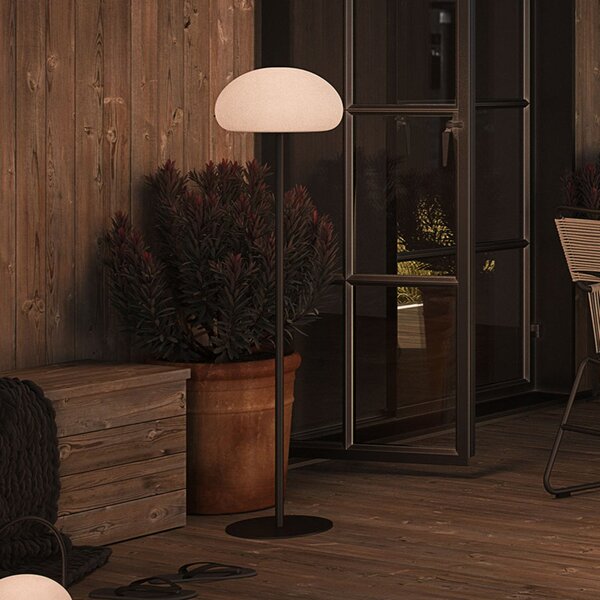 Nordlux Sponge LED luč za polnjenje, črna/bela, kovinska, IP65, zatemnjen, Bela, Kovina, Sodobni