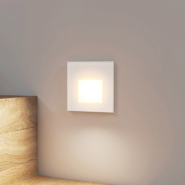 Arcchio LED svetilka za vgradnjo Vexi, 7,8 cm x cm, bela, CCT, zatemnjen, Bela, Hodnik, Aluminij, Sodobni, Vgradne luči kotne