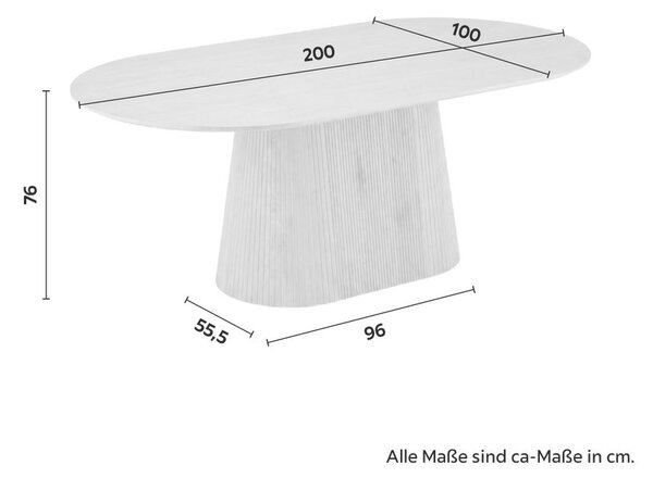 Bessagi Home Jedilna Miza Lenno, Barve Jesena, 200x100