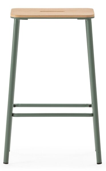 Zeleni barski stoli v kompletu 2 ks (višina sedeža 65 cm) Abba – Marckeric