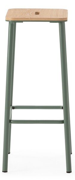 Zeleni barski stoli v kompletu 2 ks (višina sedeža 65 cm) Abba – Marckeric