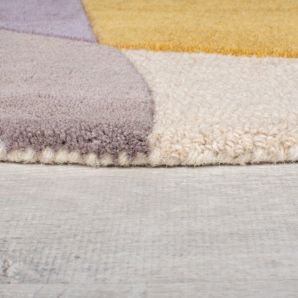 Ročno tkana volnena okrogla preproga ø 160 cm Glow Multi – Flair Rugs