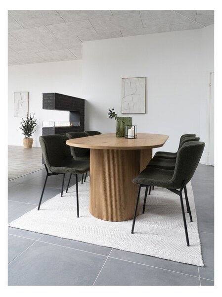 Jedilna miza v topolovem dekorju 100x210 cm Boavista – House Nordic