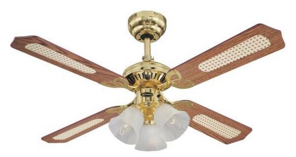 Westinghouse Ventilator Princess Trio, les, tiho delovanje, premer 105 cm, Les, Dnevna soba / jedilnica, Les