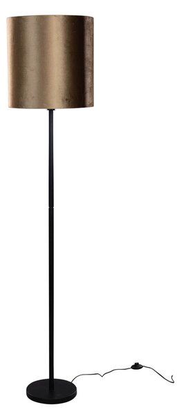Stoječa svetilka črna z žametnim odtenkom bronaste barve 40 cm - Simplo