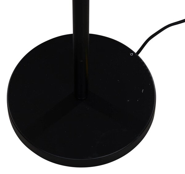 Stoječa svetilka črna z žametnim odtenkom bronaste barve 40 cm - Simplo