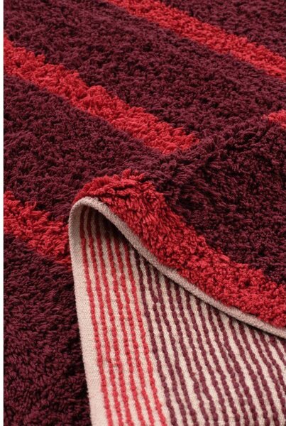 Rdeč/bordo rdeč bombažen tekač 80x250 cm Mika – Jotex