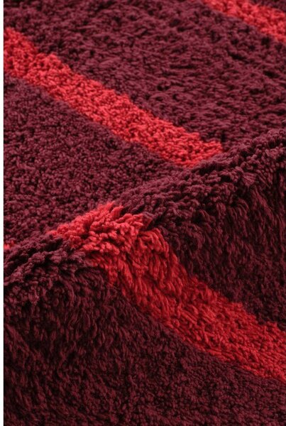 Rdeč/bordo rdeč bombažen tekač 80x250 cm Mika – Jotex