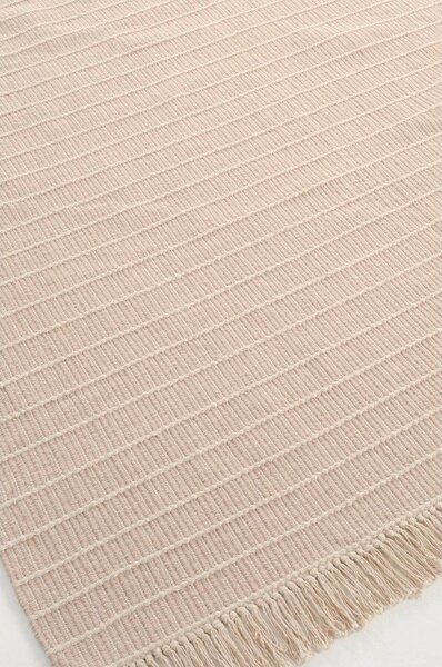 Bež ročno tkan bombažen tekač 80x150 cm Irma – Jotex