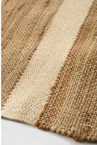 Ročno tkana preproga iz mešanice jute v naravni barvi 160x230 cm Otti – Jotex