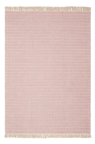 Rožnat ročno tkan bombažen tekač 80x150 cm Irma – Jotex