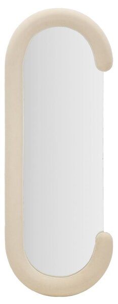 Stensko ogledalo Chantal Cream Velvet