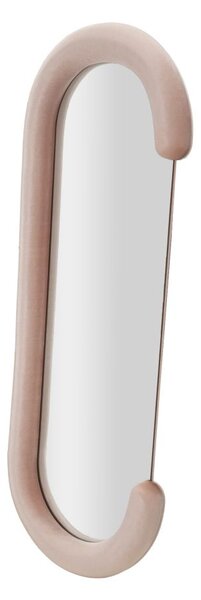 Stensko ogledalo Chantal Pink Velvet