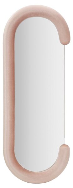 Stensko ogledalo Chantal Pink Velvet