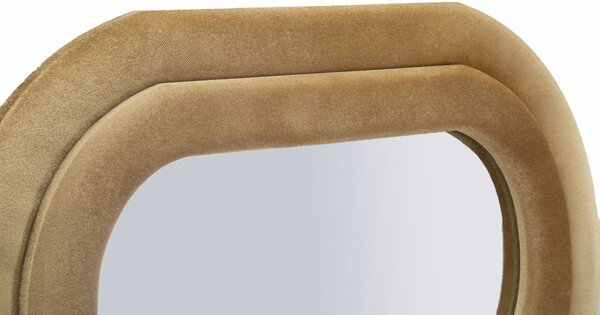 Stensko ogledalo Emily Velvet Gold