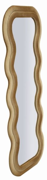 Stensko ogledalo Emily Velvet Gold