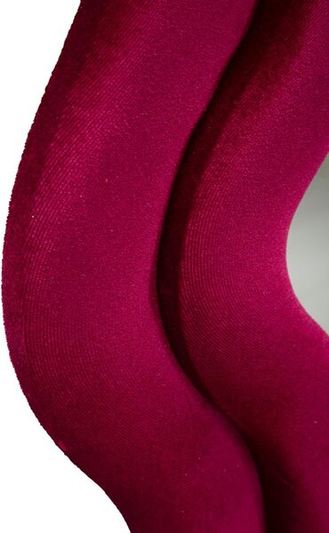 Stensko ogledalo Emily Velvet Fuchsia