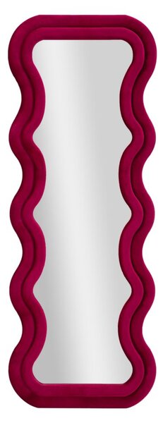 Stensko ogledalo Emily Velvet Fuchsia