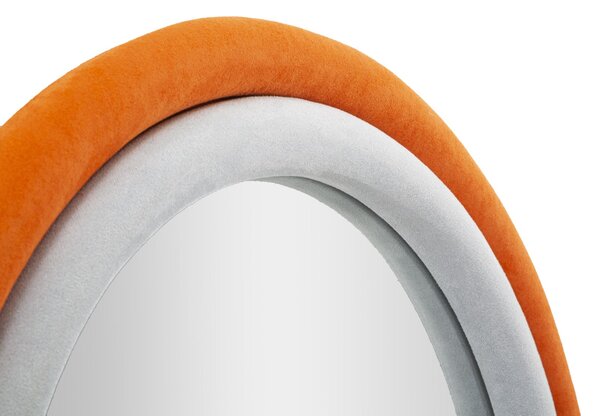 Stensko ogledalo Antony Orange/Mix Velvet