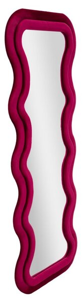 Stensko ogledalo Emily Velvet Fuchsia