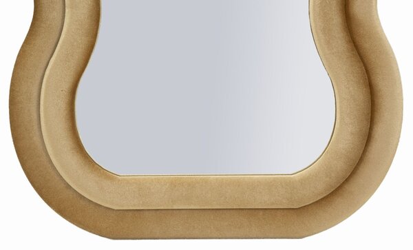 Stensko ogledalo Emily Velvet Gold