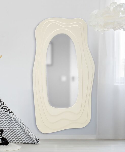 Stensko ogledalo Dafne White
