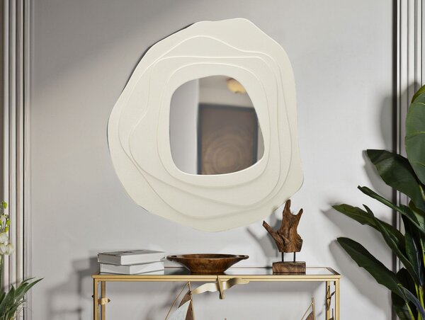 Stensko ogledalo Dalia White