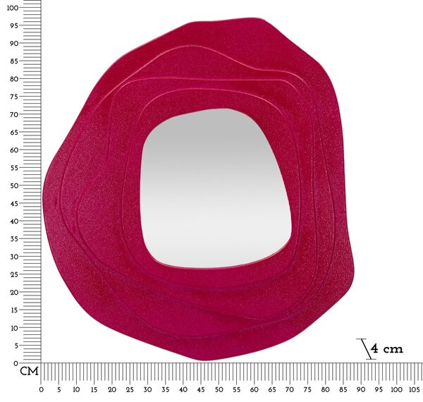 Stensko ogledalo Dalia Fuxia