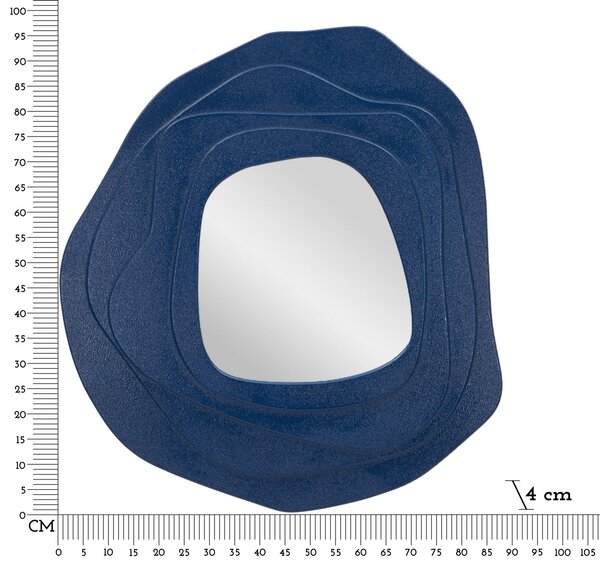 Stensko ogledalo Dalia Blue